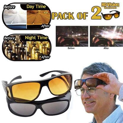 DAY AND NIGHT VISION GLASSES (PACK OF 2)