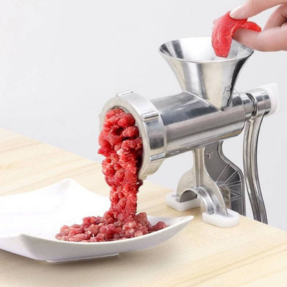 MANUAL ALUMINIUM MEAT MINCER GRINDER