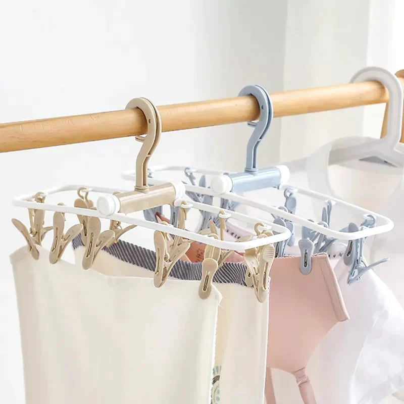 Folding Undergarment And Socks Hanger