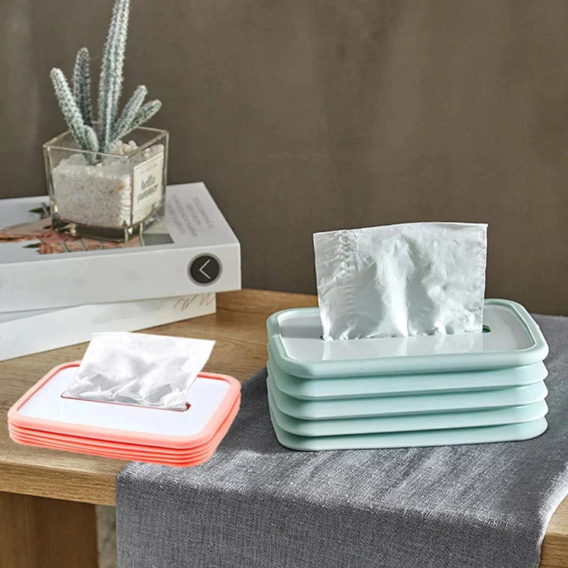 FOLDABLE SILICONE TISSUE BOX