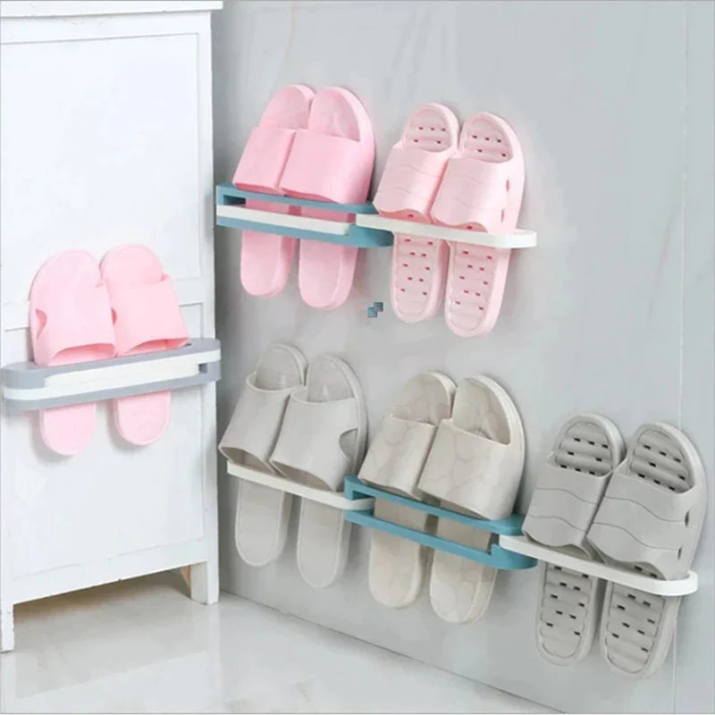 3 In 1 Bathroom Slipper Rack