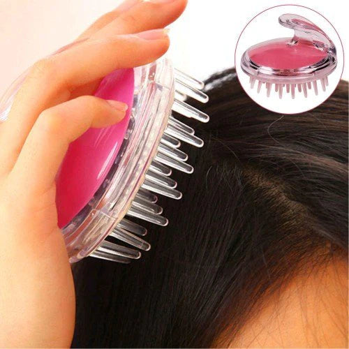 Shampoo Scalp Massage Brush Silicone