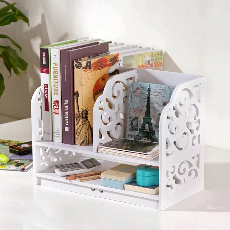 Desktop Book Shelf Storage Rack