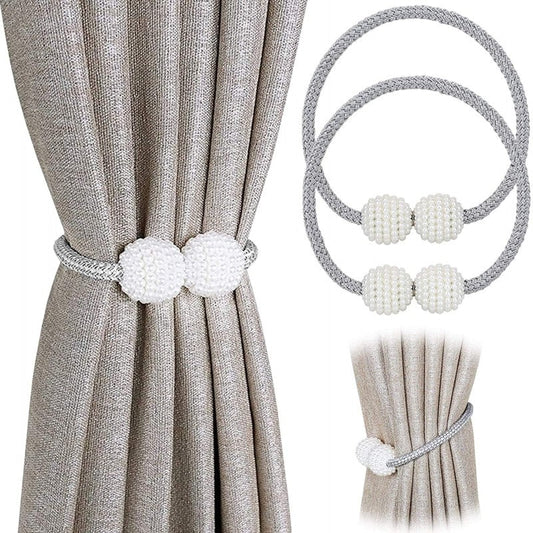 Pearl Magnetic Curtain Tieback Holder (Pair)