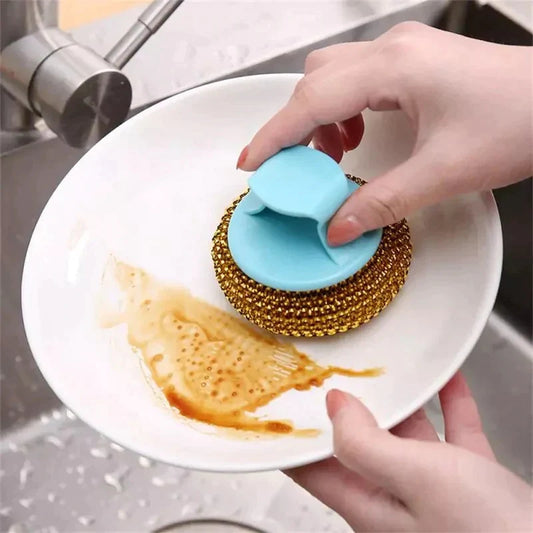 2 pcs Wire Ball Dish Cleaning Brush