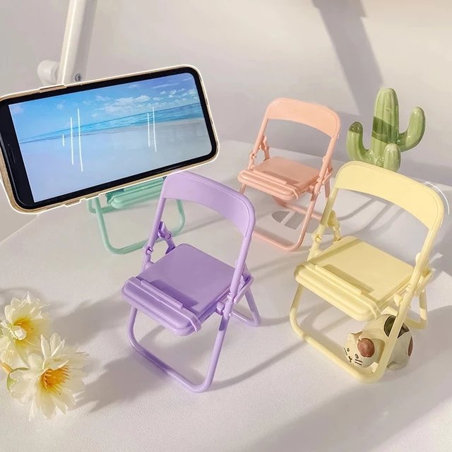 2 Pcs Mobile Holder Chair Shape