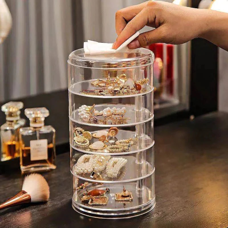 Rotatable Jewelry Storage Box