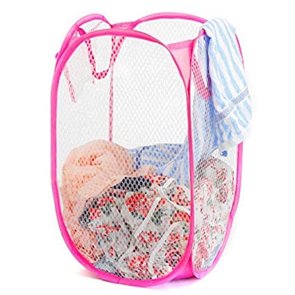 Foldable Mesh Laundry Basket