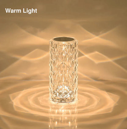 Crystal Rose Diamond Night Lamp