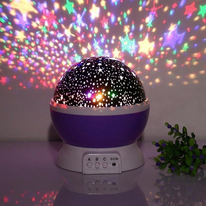 Projector Night Lamp Rotating Stars