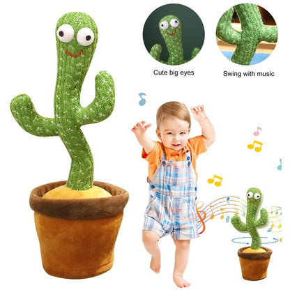 Cute Dancing Cactus Toy With Talking