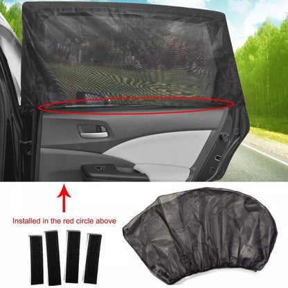 4 Pcs Car Window Sunshade Cover