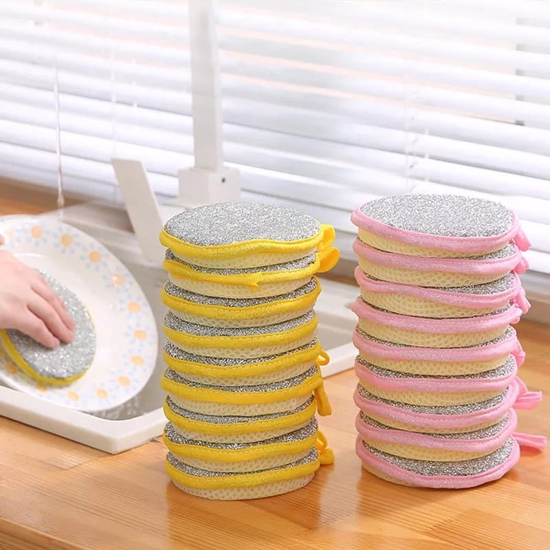 Double Side Dishwashing Sponge