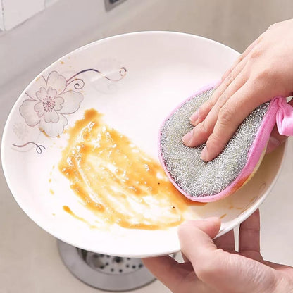 Double Side Dishwashing Sponge