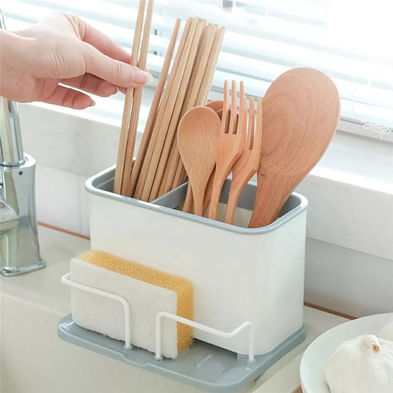 Sink Cleaning Caddy With Sponge Holder