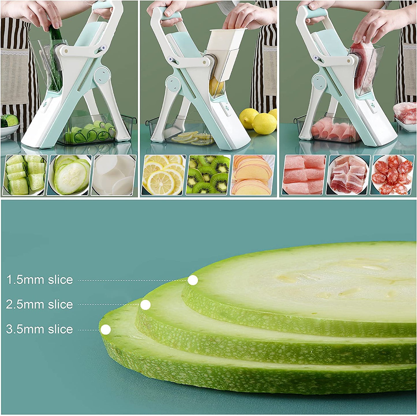 5 in 1 Vegetable Cutter slicer multifunctional veggie chopper