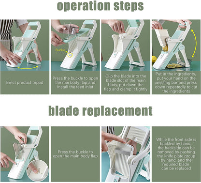 5 in 1 Vegetable Cutter slicer multifunctional veggie chopper