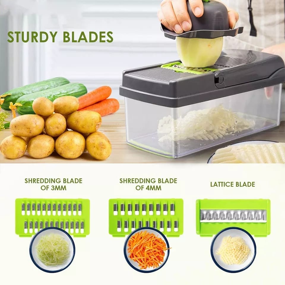 12 in 1 Vegetable Grater - ShopLimaa