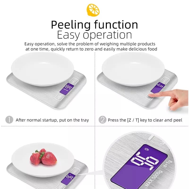 Digital Weight Scale With LCD Display