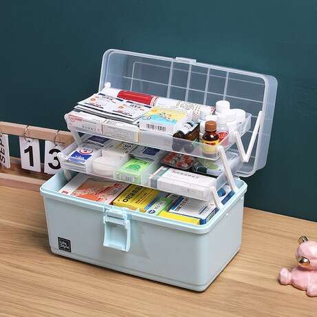 Large First Aid Medicine Storage Box