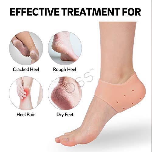 Silicone Shoe Heel Anti Crack Set (Pair)