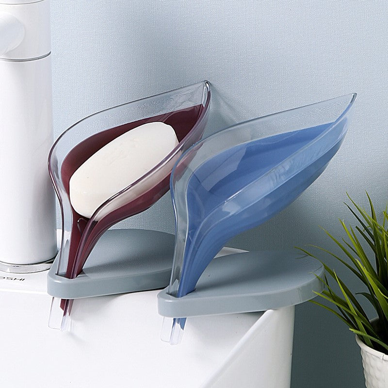 2 PCS Leaf Shape Soap Dish